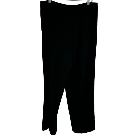 Talbots Women's wool Stretch Black Pants trousers lined Size 16 pockets - Picture 8 of 10
